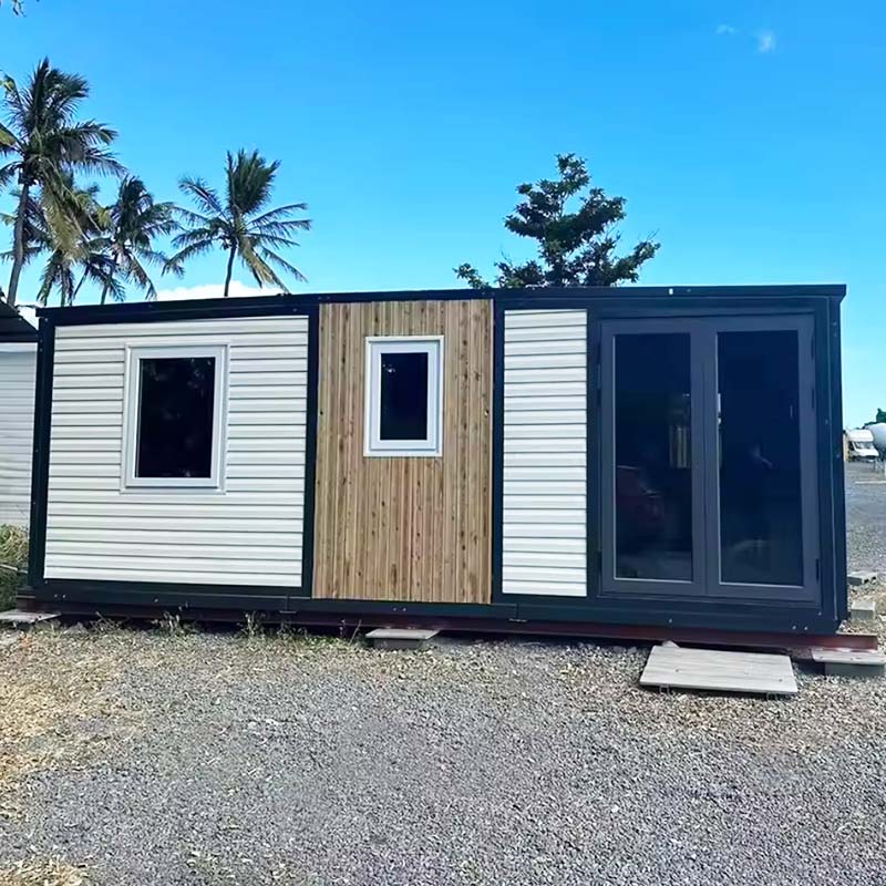 Casa container espandibile con tetto piano da 20 piedi